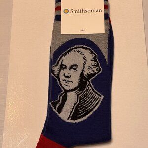 New George Washington Novelty Crew Socks Size 6-12/13 - Men's/Women's - NWT